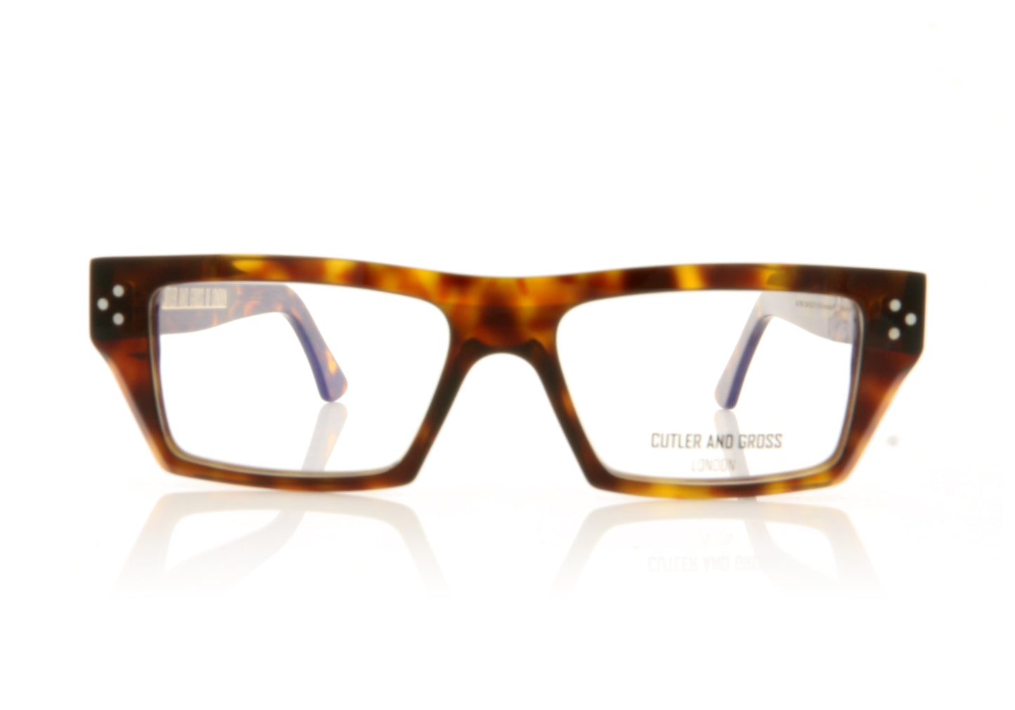 Cutler and Gross 1294 4 Tortise Glasses - Front