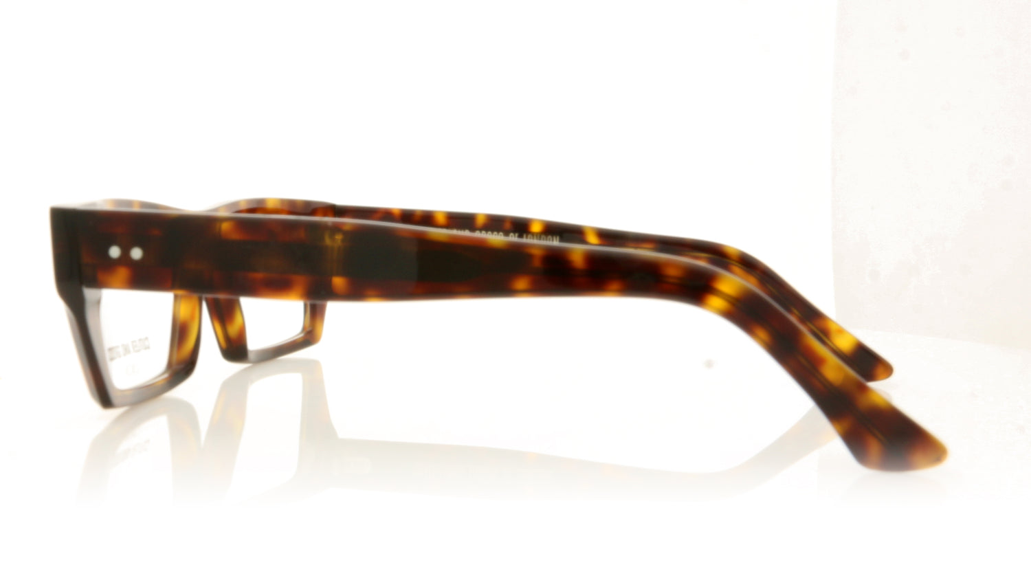 Cutler and Gross 1294 4 Tortise Glasses - Side