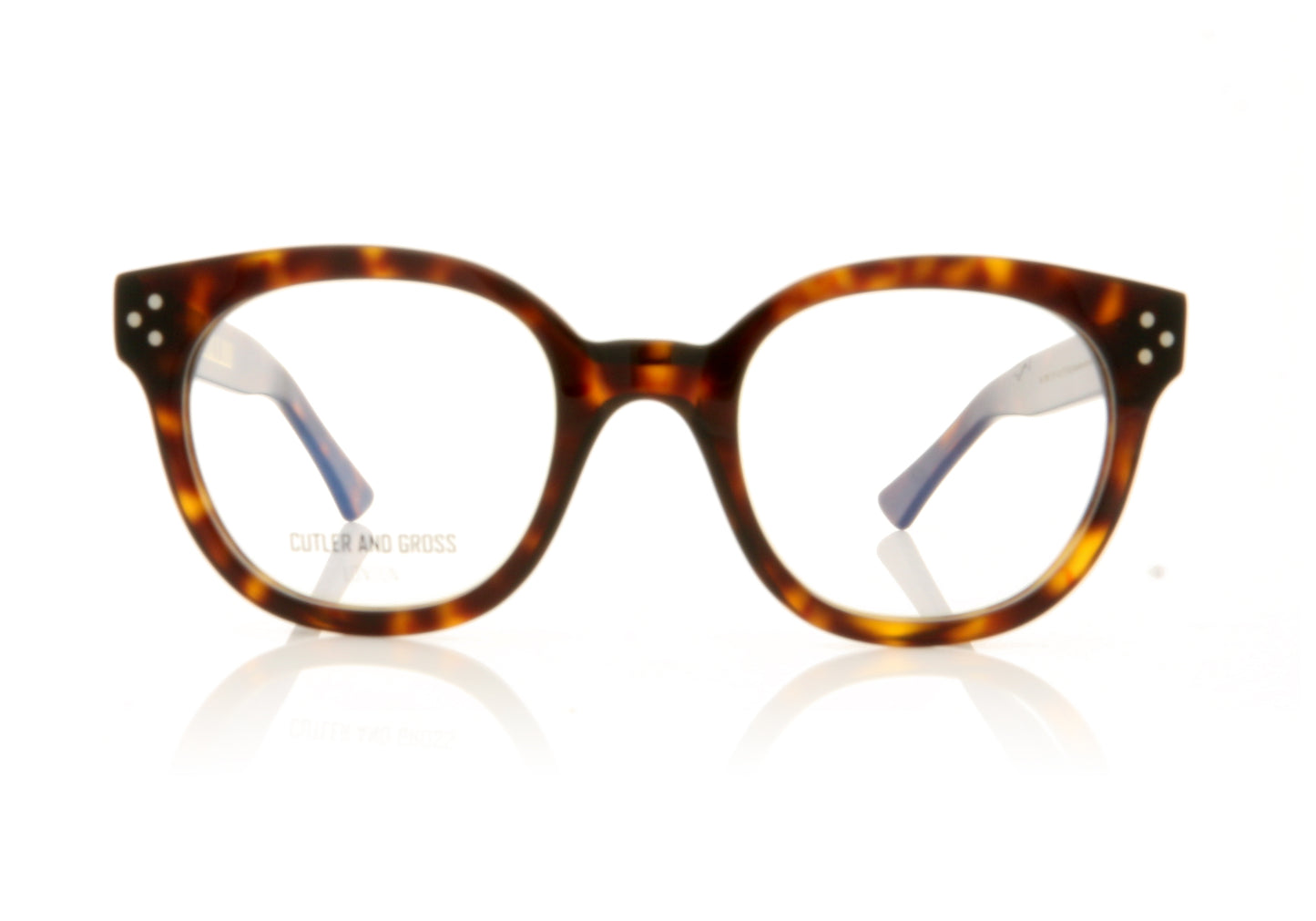 Cutler and Gross 1298 2 Tort Glasses - Front