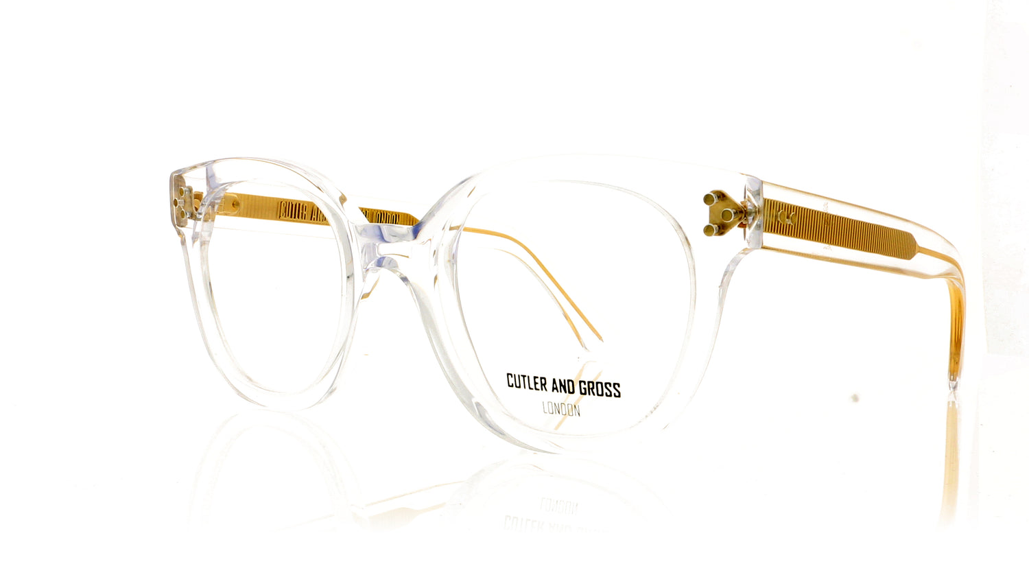 Cutler and Gross CG1298 C02 Crystal Glasses - Angle