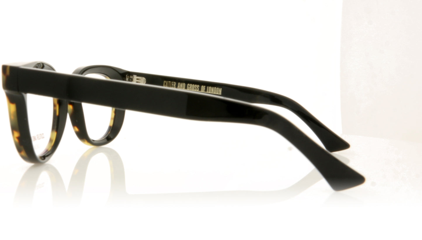 Cutler and Gross 1304 4 Black Glasses - Side
