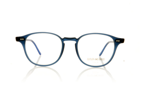 Cutler and Gross 1312 4 Navy Glasses - Front