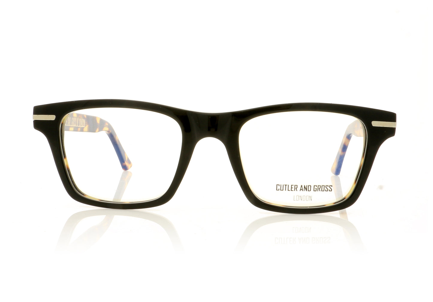 Cutler and Gross CGOP-1337 6 Tortoise Glasses - Front