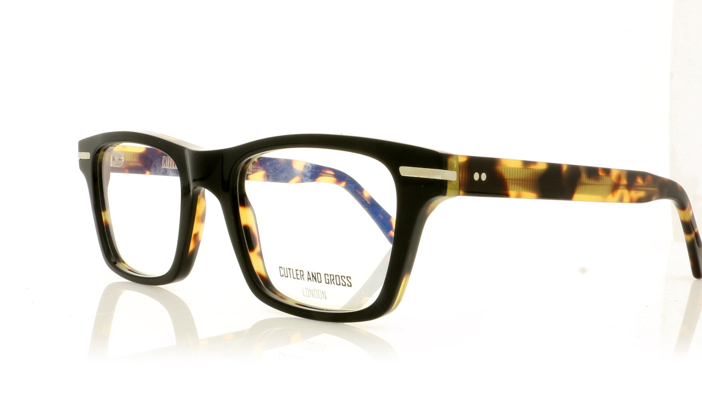 Cutler and Gross CGOP-1337 6 Tortoise Glasses - Angle