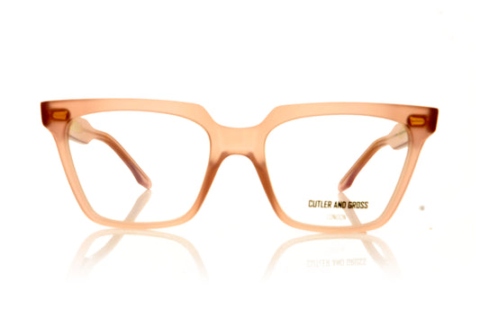 Cutler and Gross 1346 4 Pink Glasses - Front