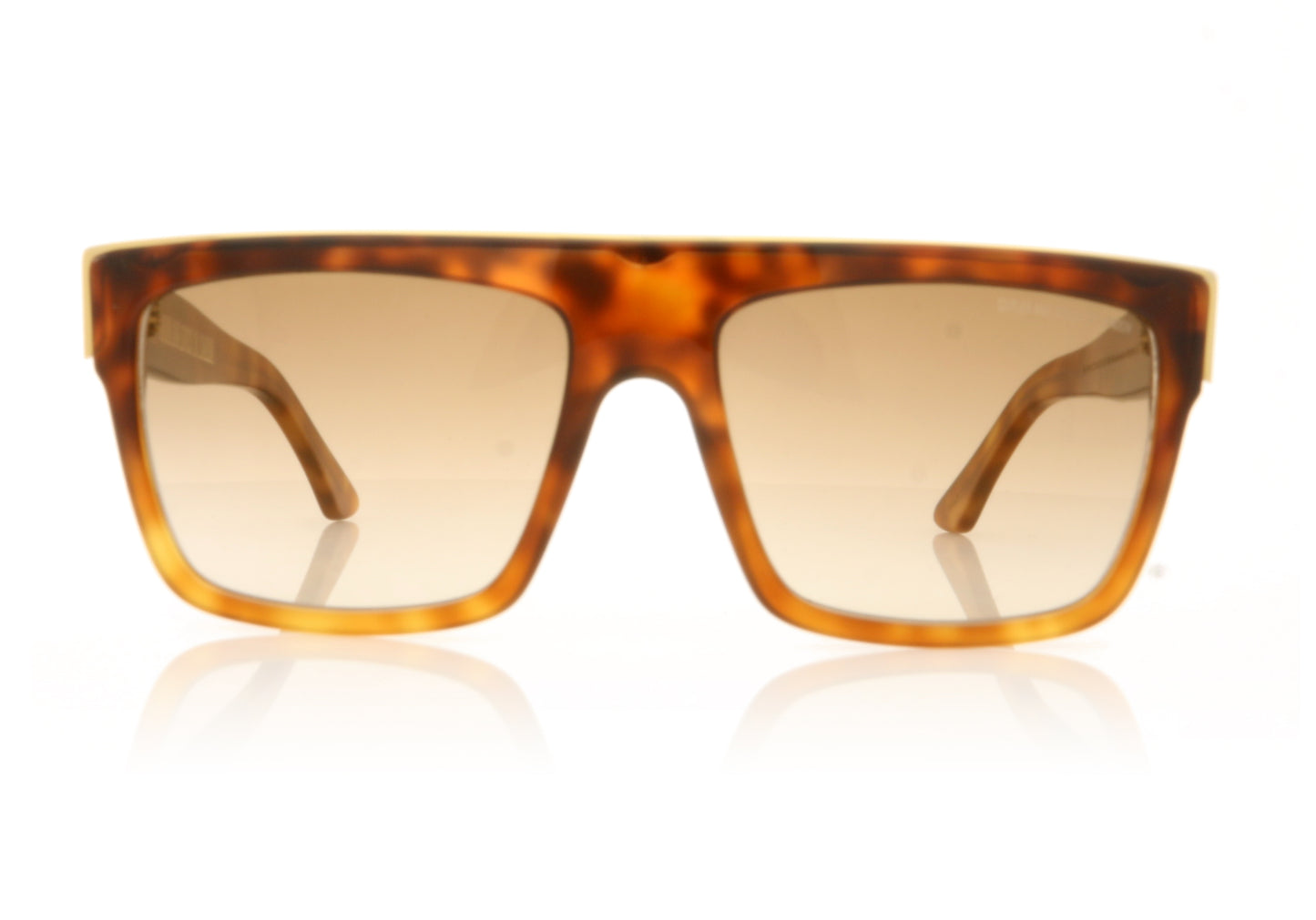 Cutler and Gross 1354 2 Light Tort Sunglasses - Front