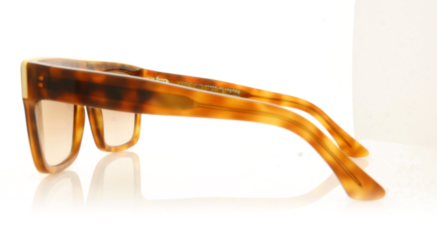 Cutler and Gross 1354 2 Light Tort Sunglasses - Side