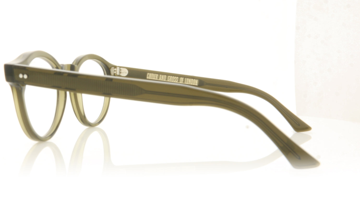 Cutler and Gross CGOP-1378 4 Blue Light Glasses - Side