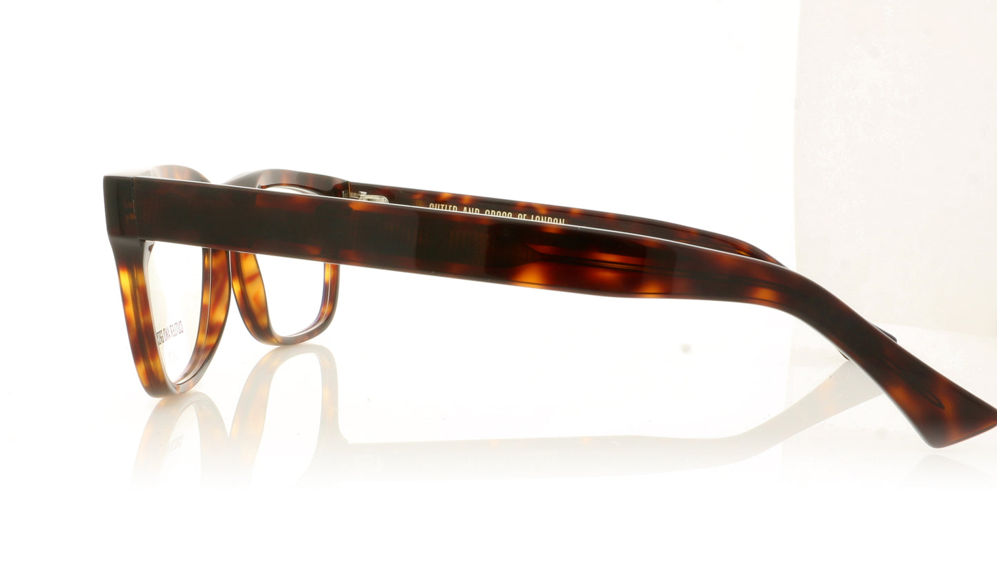 Cutler and Gross CGOP-1362 CG1362 2 Tortoise Glasses - Side
