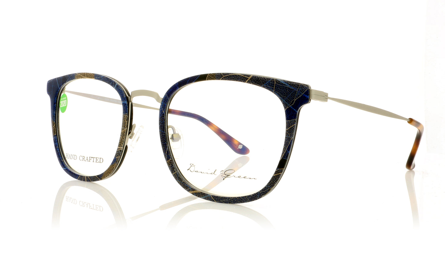 David Green Arizona AP2 Blue Leaf Glasses - Angle