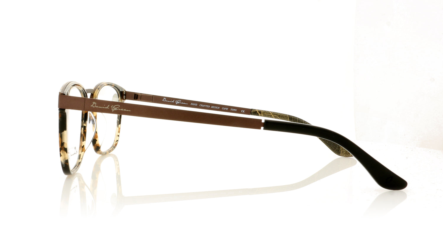 David Green Plata PL2 Bronze Glasses - Side