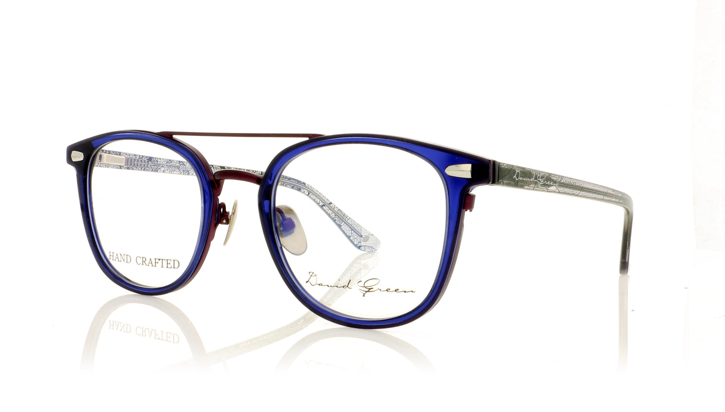 David Green California CI4 Purple Glasses - Angle