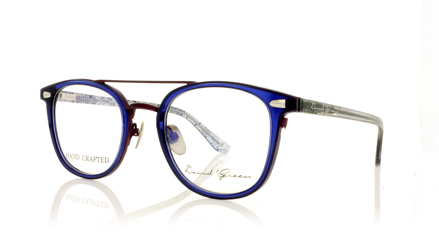 David Green California CI4 Purple Glasses - Angle