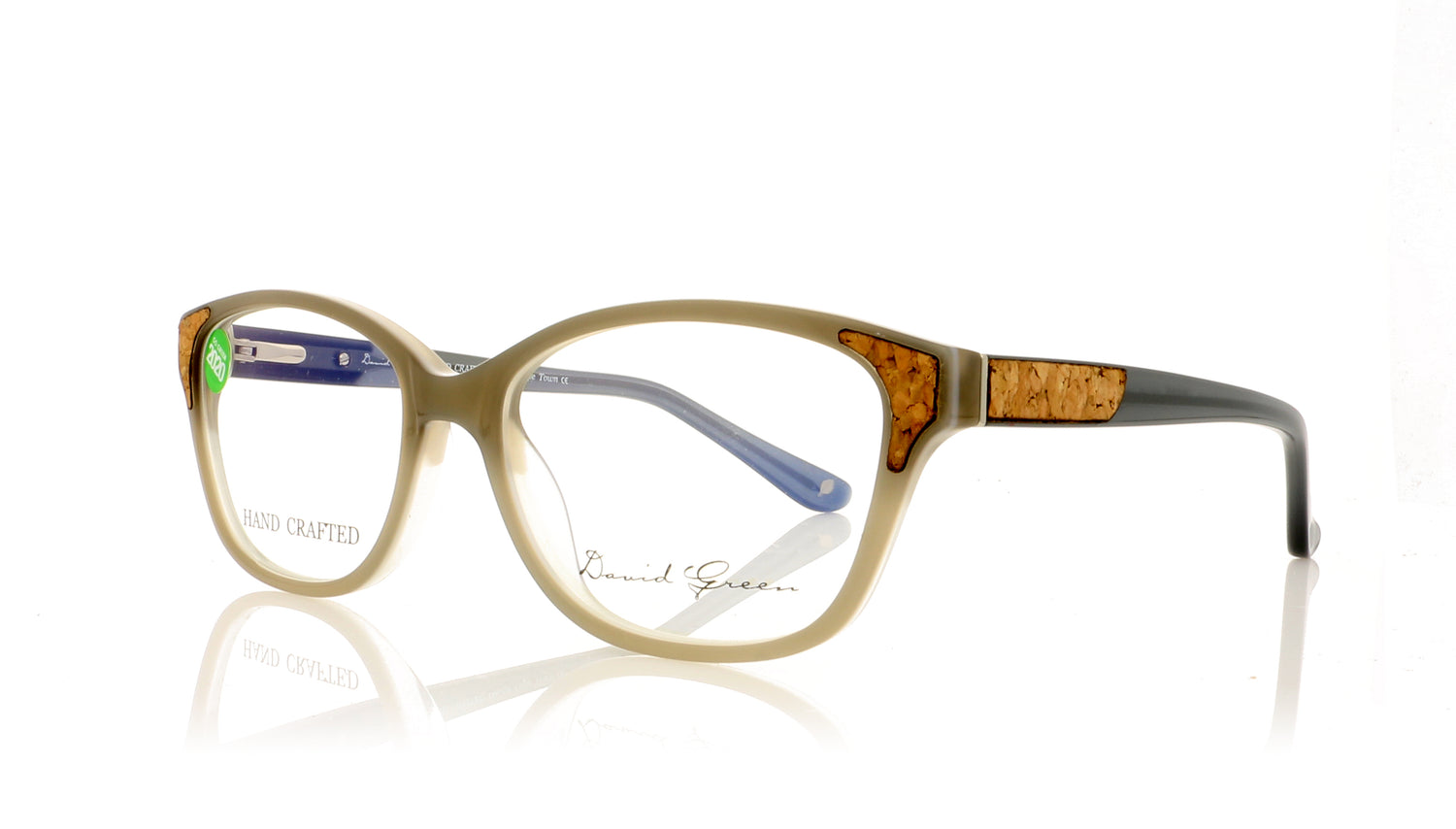 David Green Cerris CK4 Grey Glasses - Angle