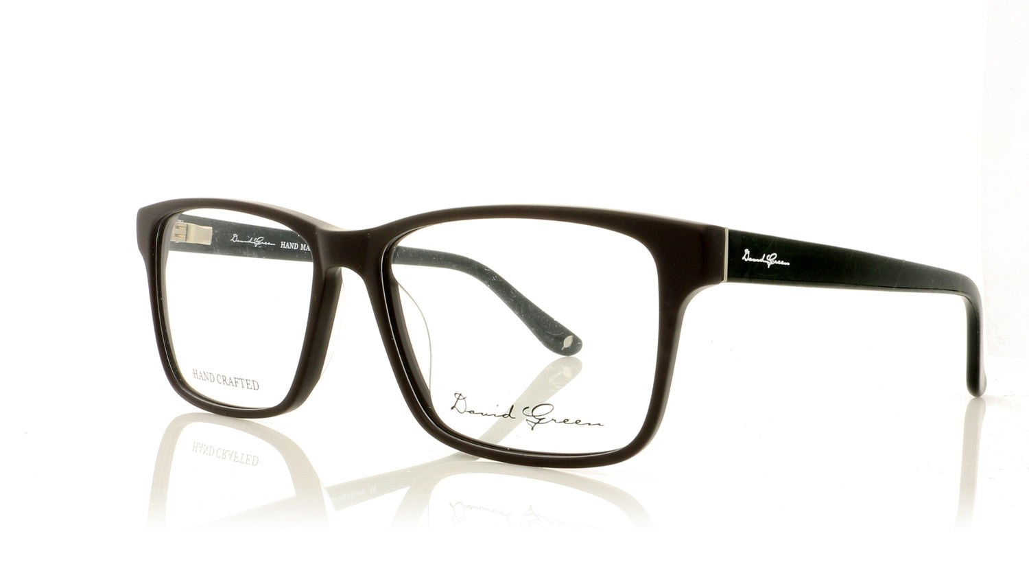 David Green Evans EV1 Grey Glasses - Angle
