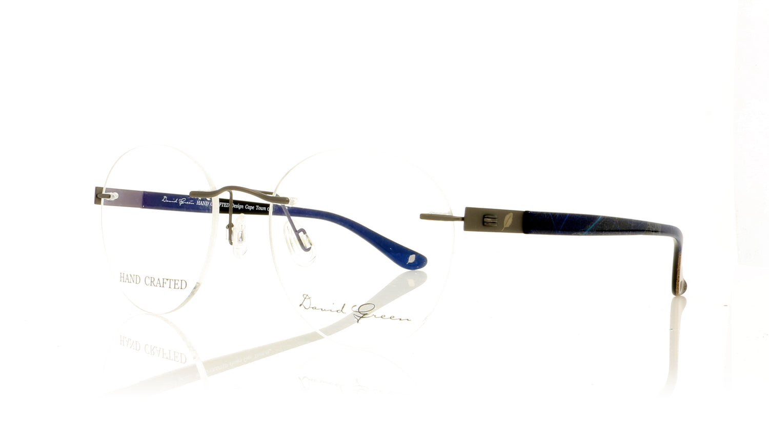 David Green Nevis NX1 Gunmetal Glasses - Angle