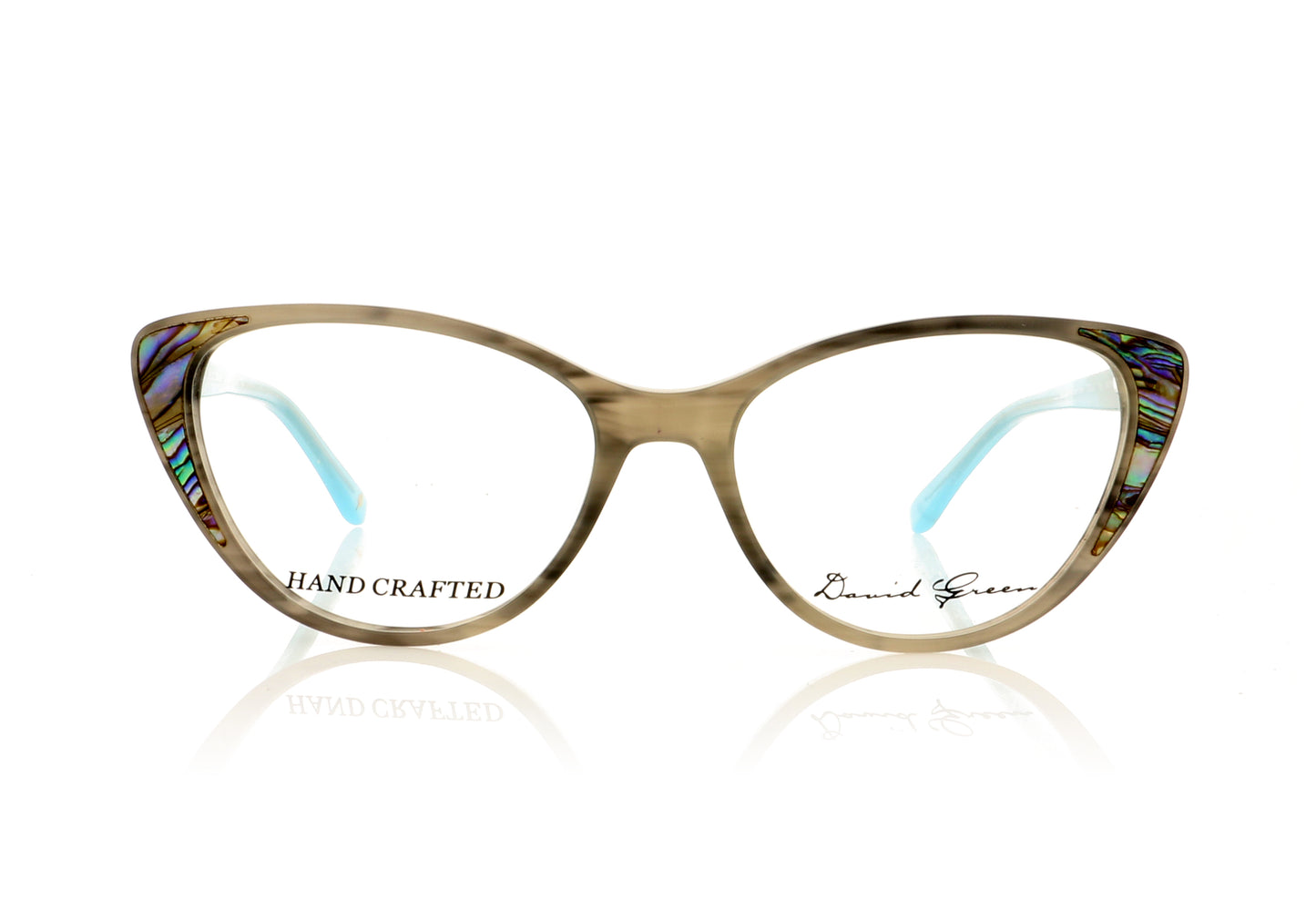 David Green Perla PJ3 Blue Glasses - Front