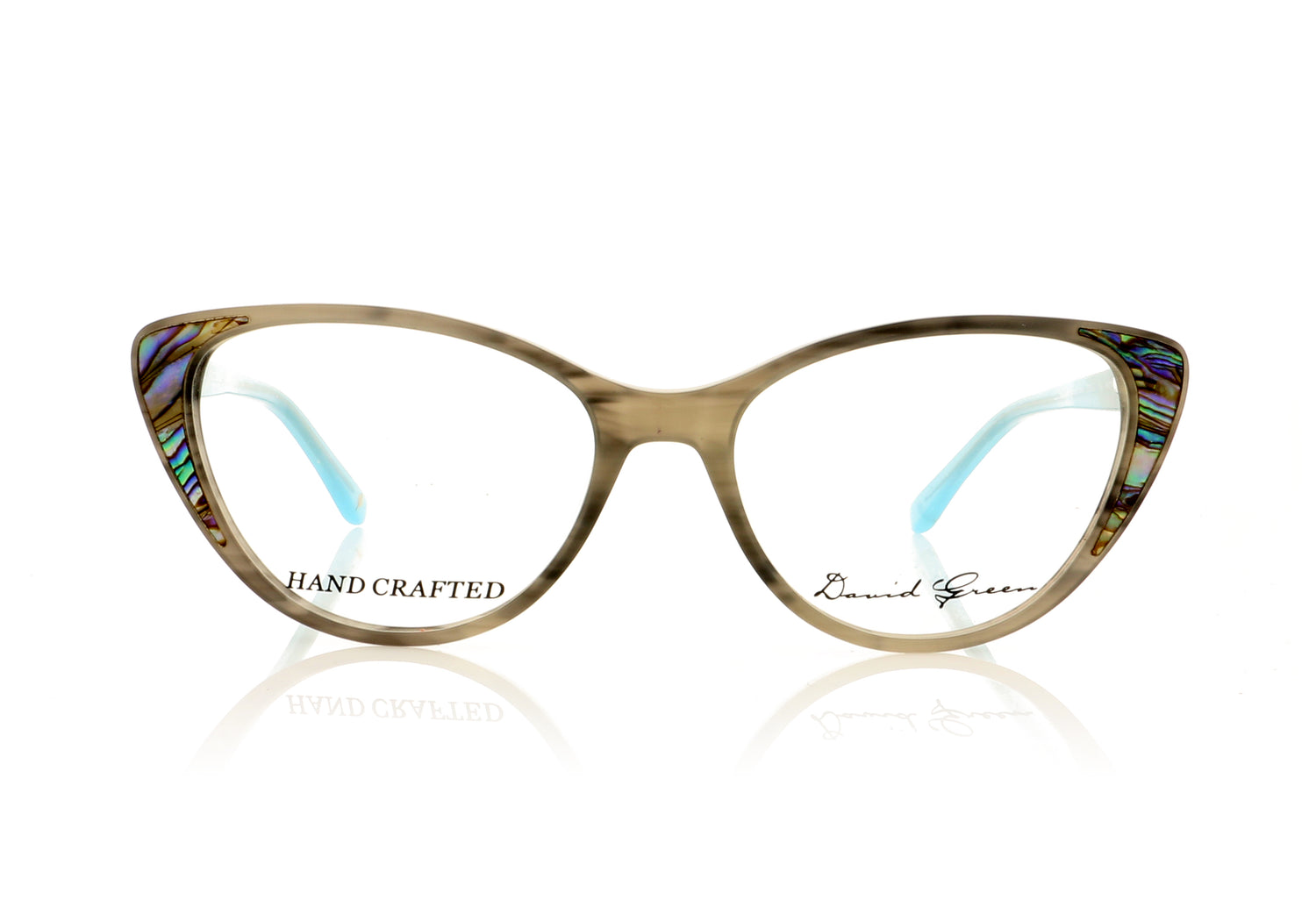 David Green Perla PJ3 Blue Glasses - Front