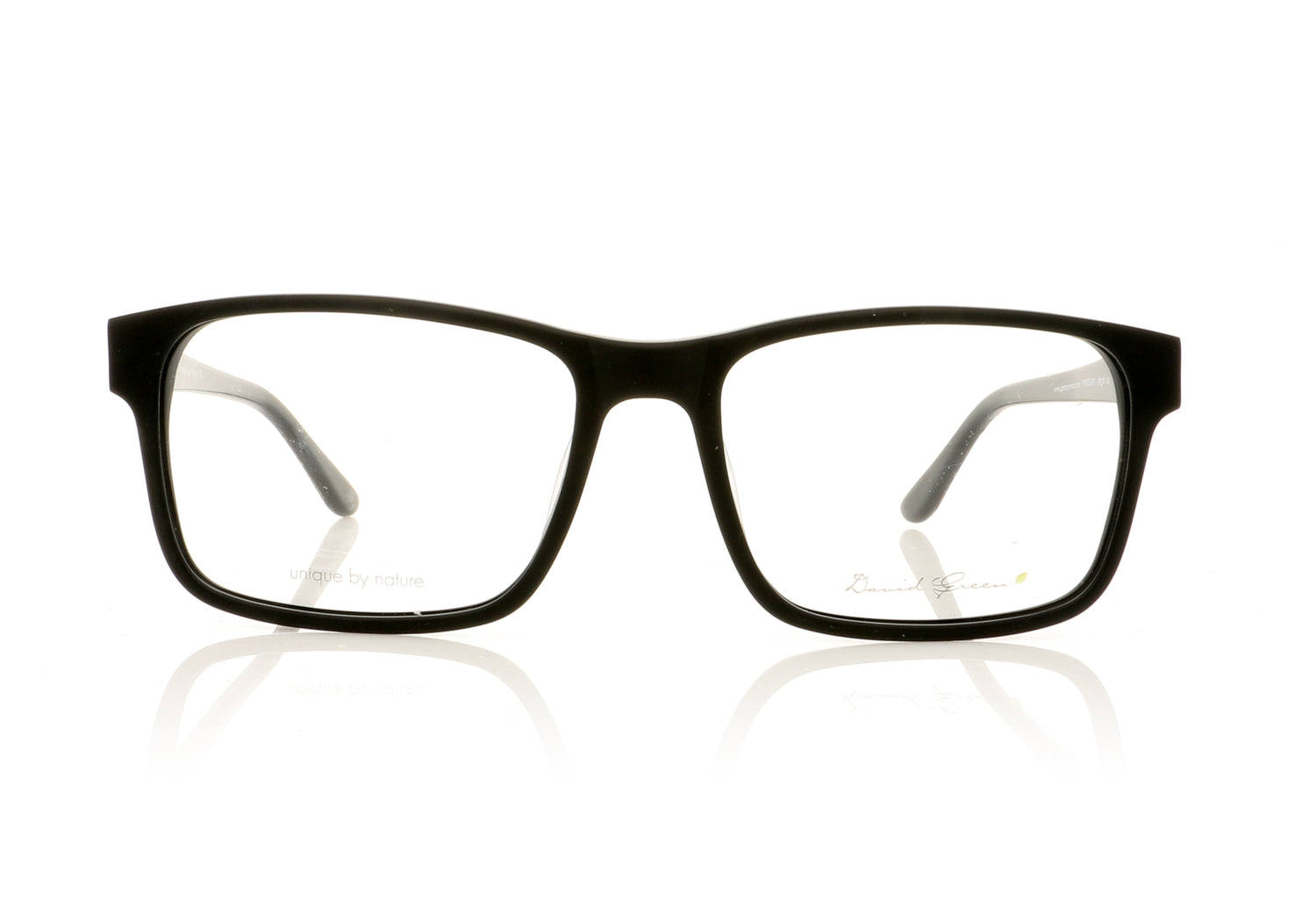 David Green Portland PO5 Black Glasses - Front