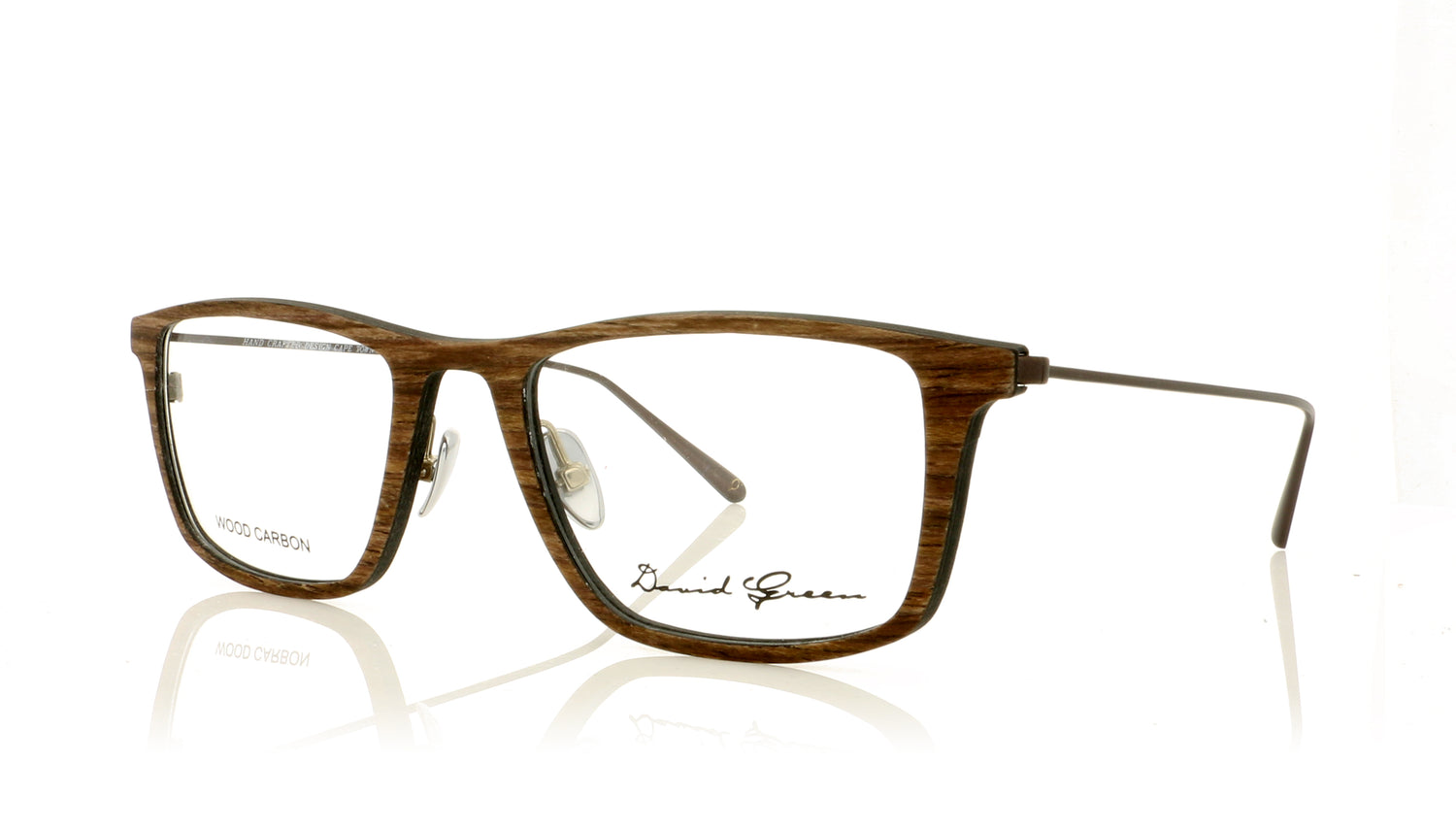 David Green Salado SQ2 Black Glasses - Angle