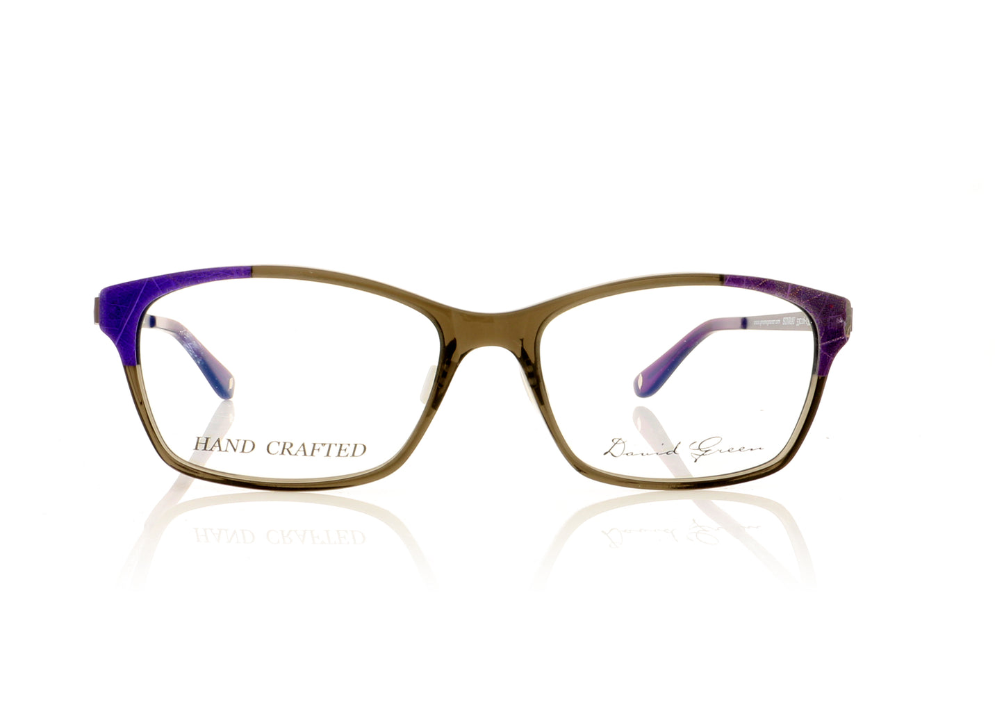 David Green Sunray SQ3 Purple Glasses - Front
