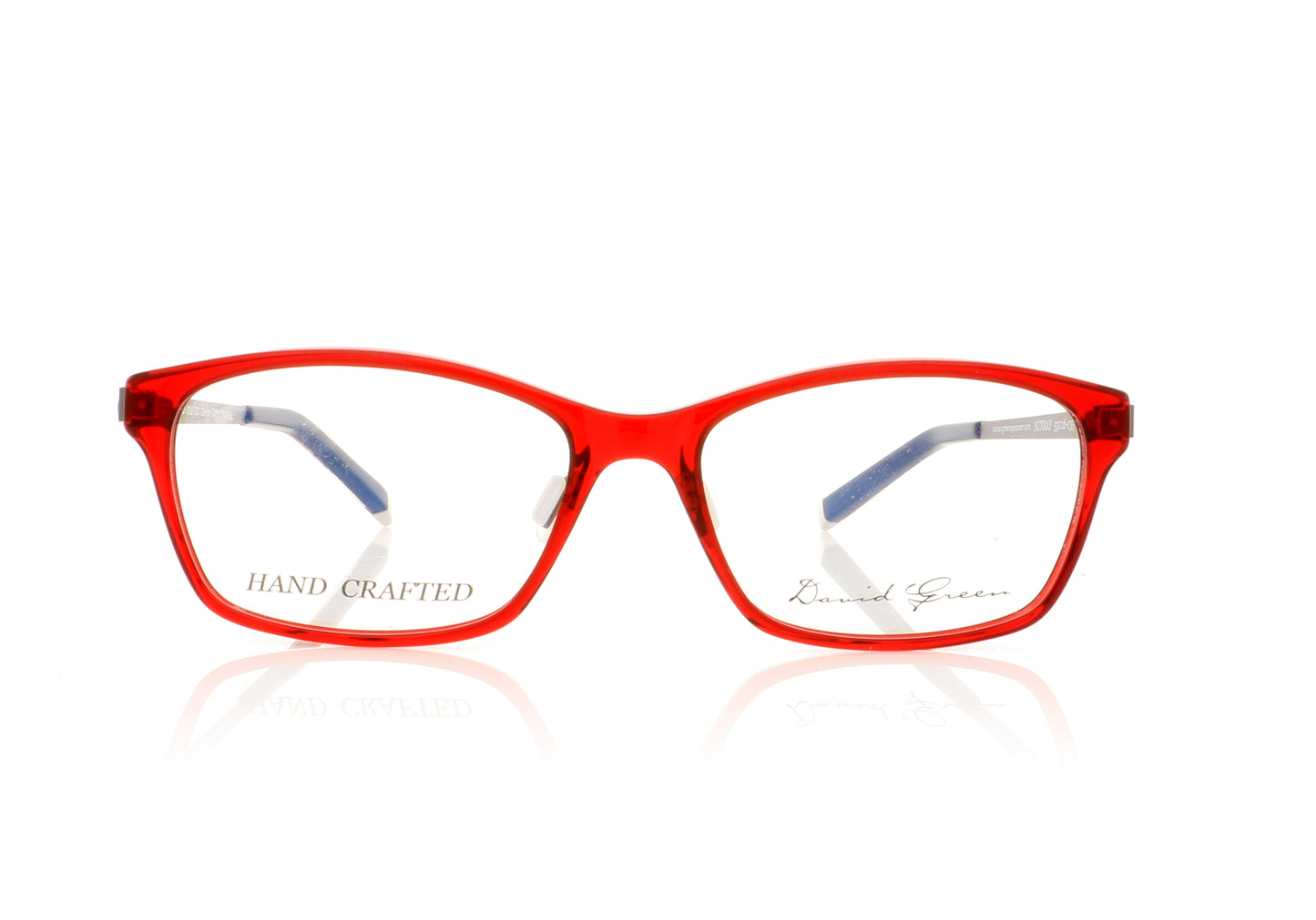 David Green Sunray SQ4 Crystal Red Glasses - Front