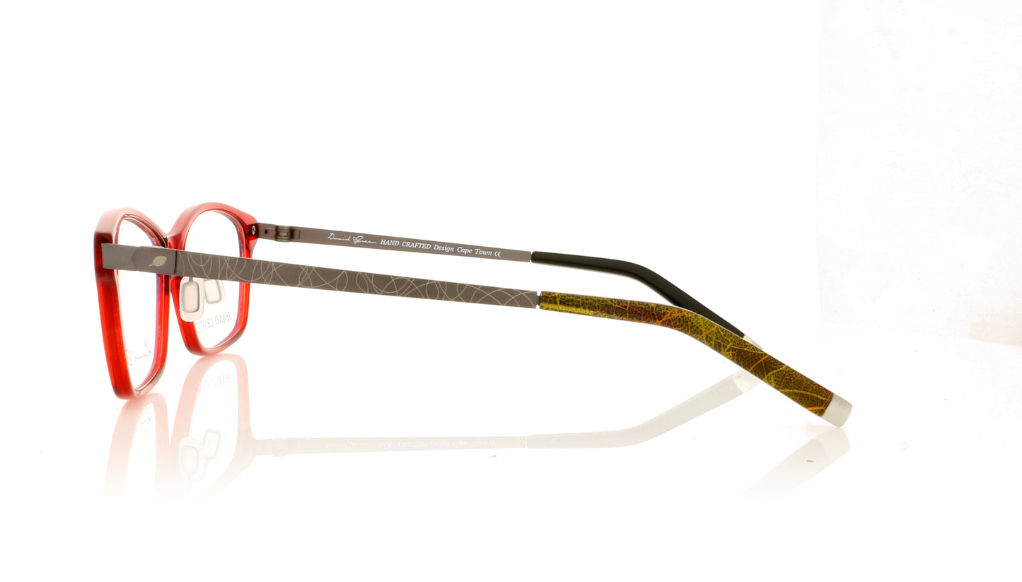 David Green Sunray SQ4 Crystal Red Glasses - Side