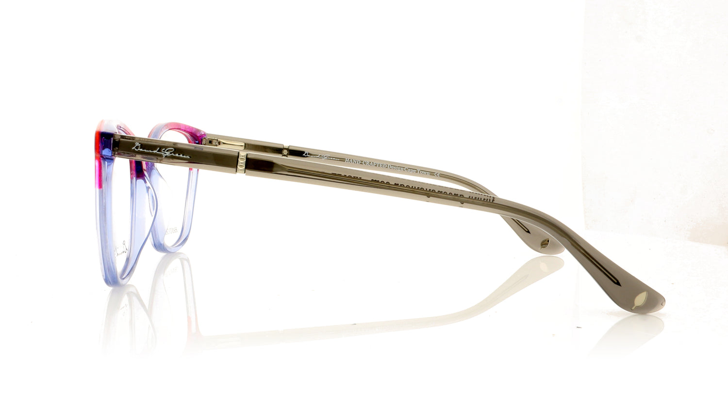 David Green Violet VL1 Red Glasses - Side