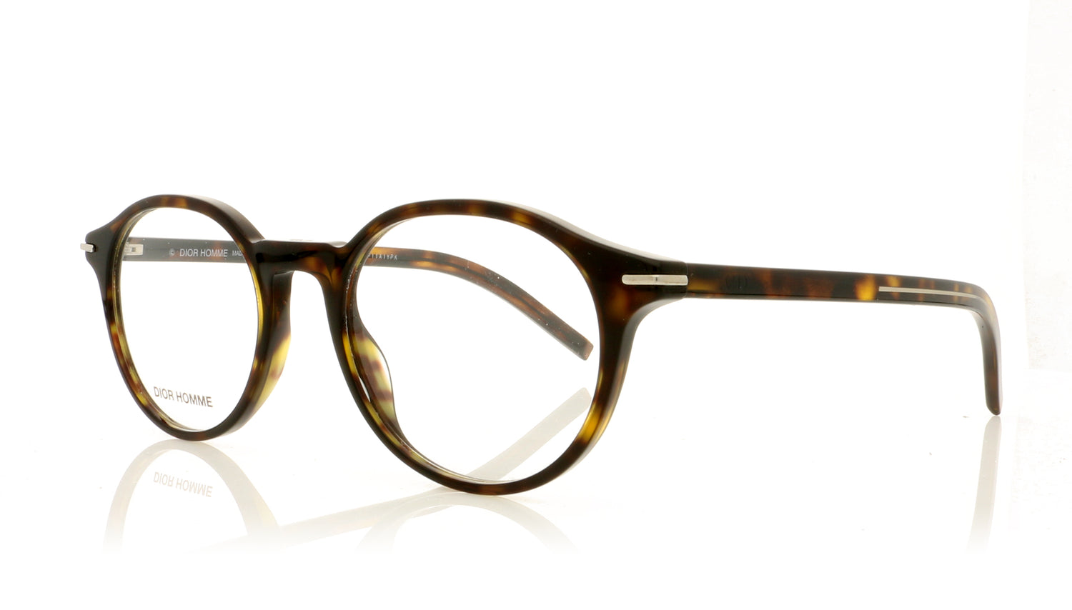 Dior Homme BLACKTIE264 86 Dark Havana Glasses - Angle