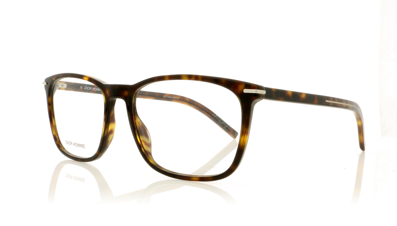 Dior Homme BLACKTIE265 86 Dark Havana Glasses - Angle