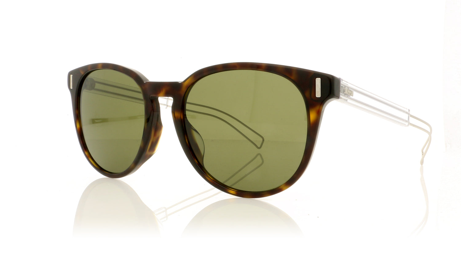 Dior Homme Blacktie206FS CJ1 Havana Sunglasses - Angle