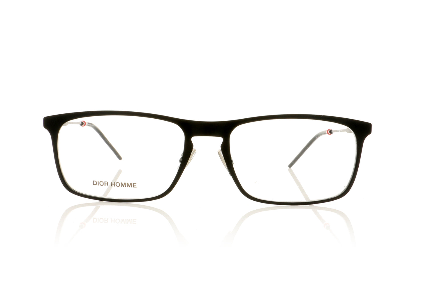 Dior Homme DIOR0235 3 Matt Black Glasses - Front