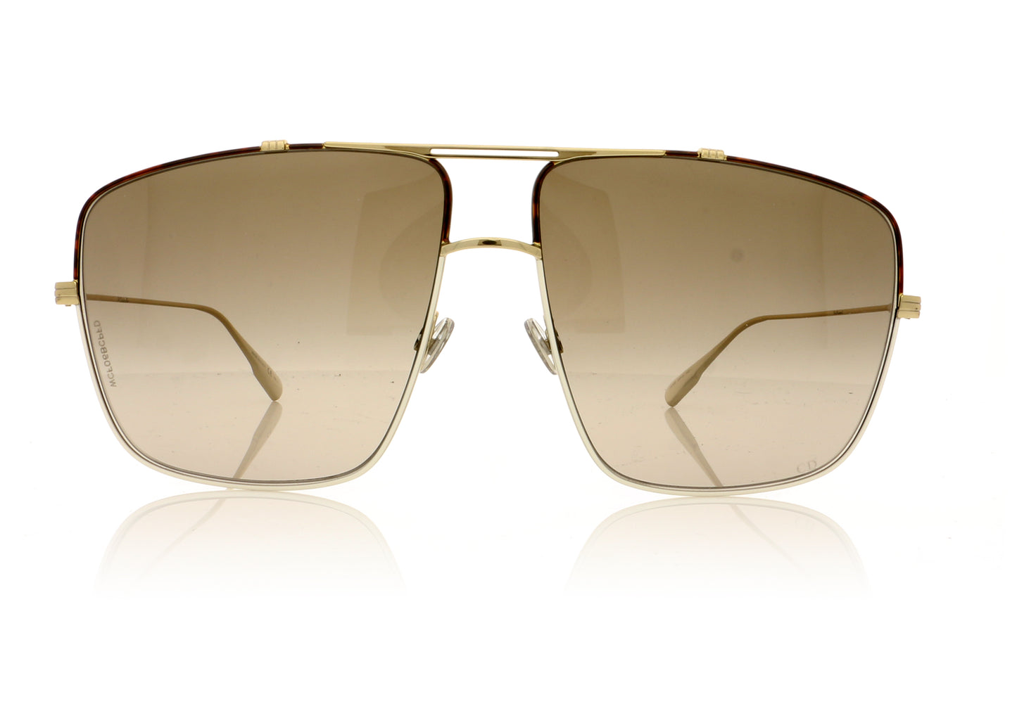 Dior Homme Monsieur2 24W Gold Glasses - Front