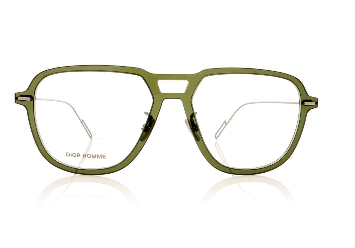 Dior Homme DISAPPEAR03 1ED Green Glasses - Front