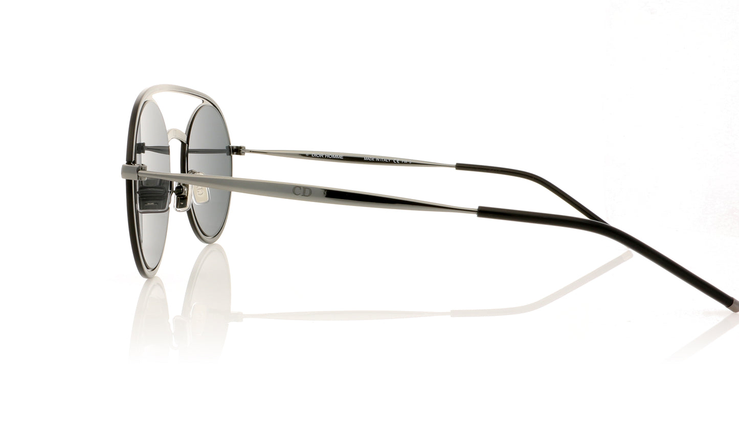 Dior Homme Synthesis01 V81 Dark Ruthenium Black Sunglasses - Side