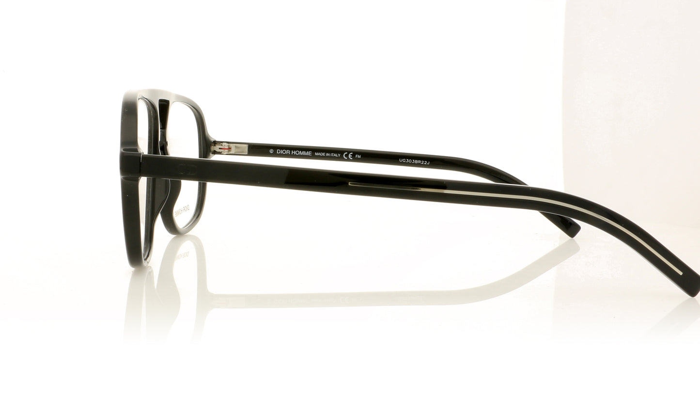 Dior Blacktie259 807 Black Glasses - Side