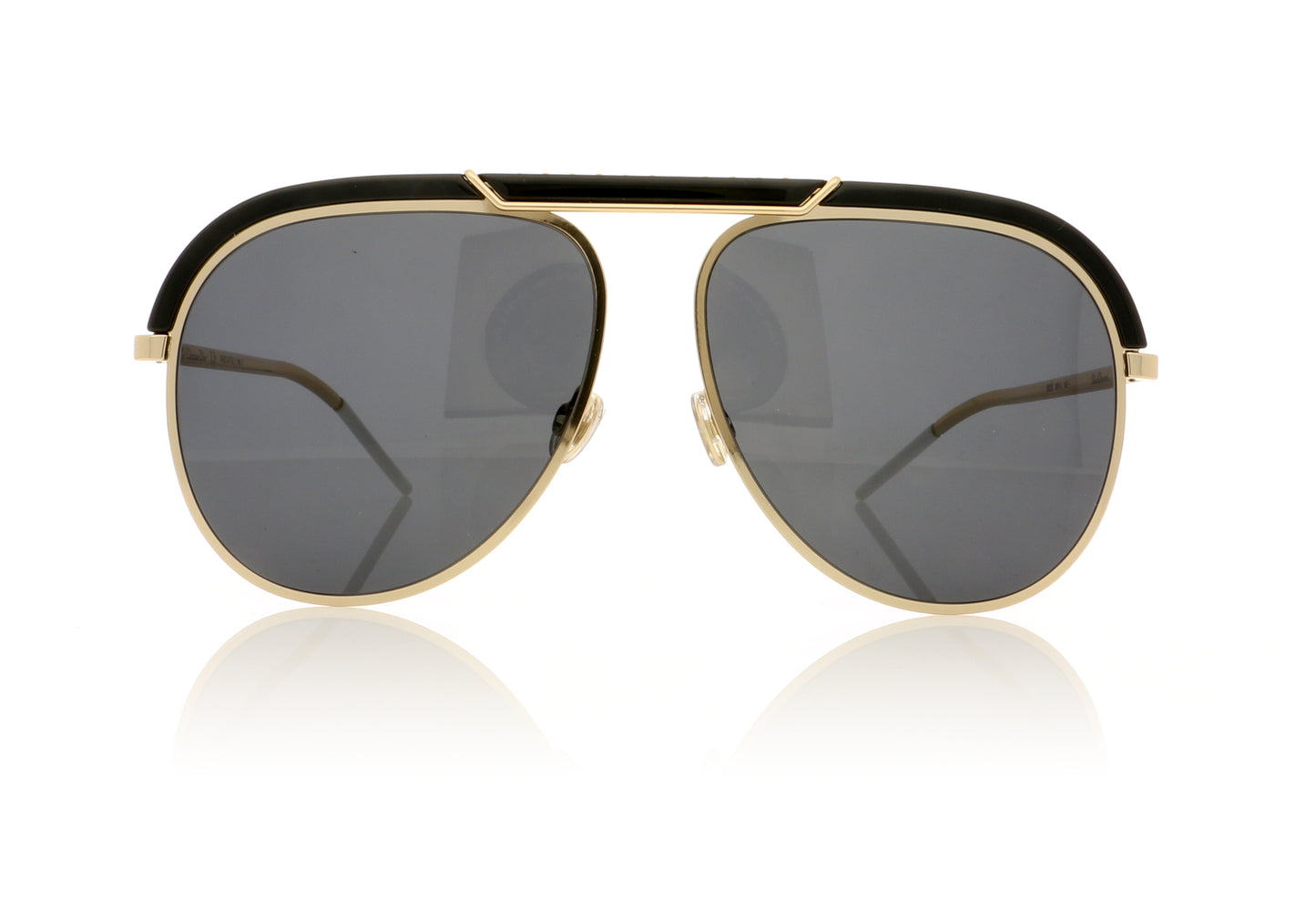 Dior DESERTIC 2M22K Black Gold Sunglasses - Front