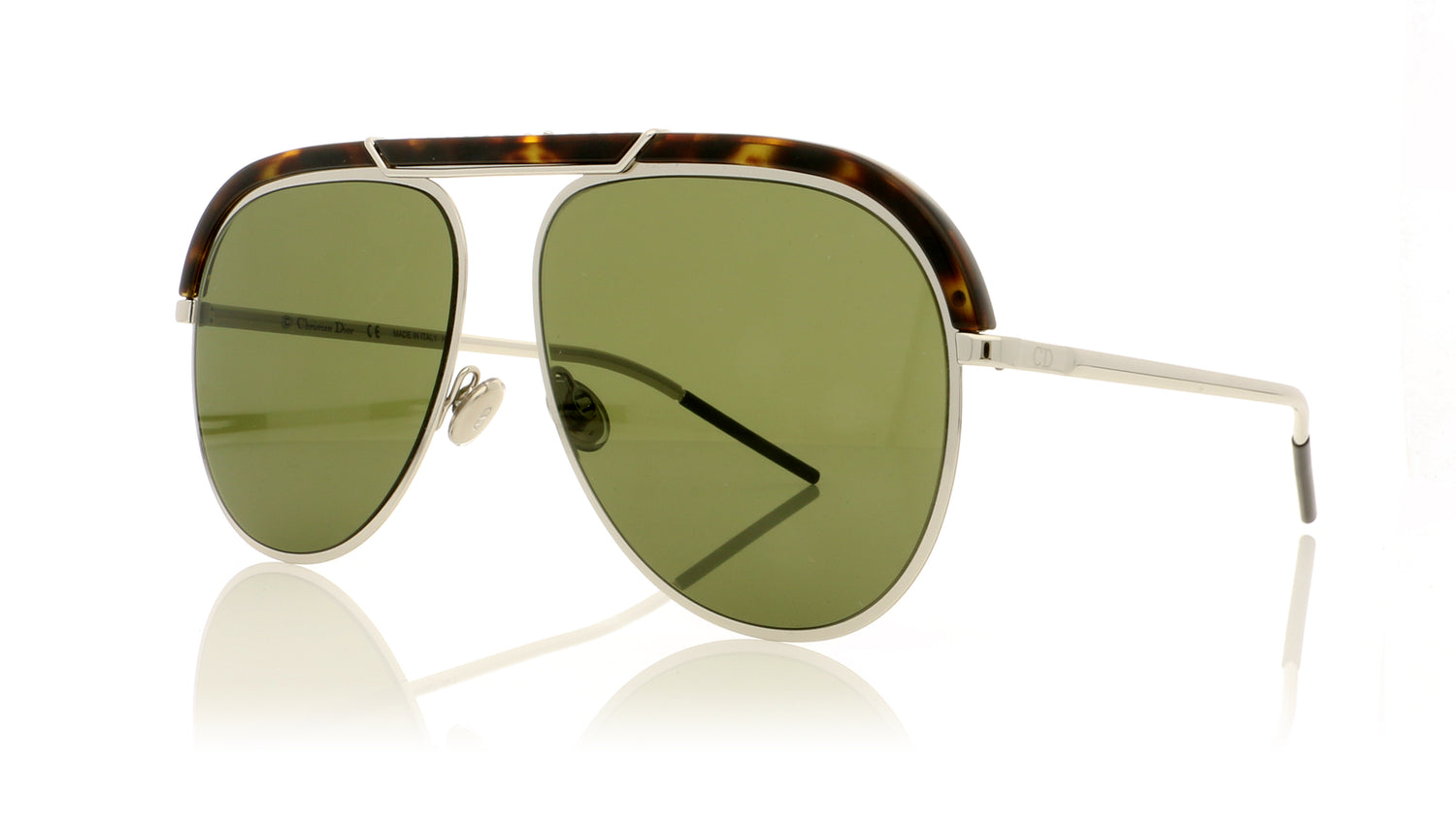Dior DESERTIC 9G0O7 Havana Palladium Sunglasses - Angle