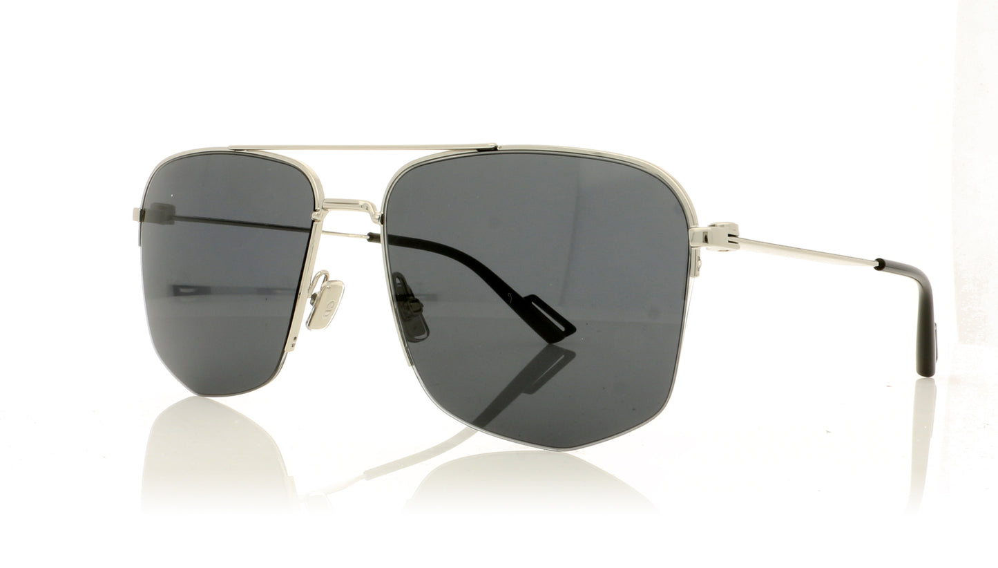 Dior DIOR180 84J IR3 Palladium Black Sunglasses - Angle