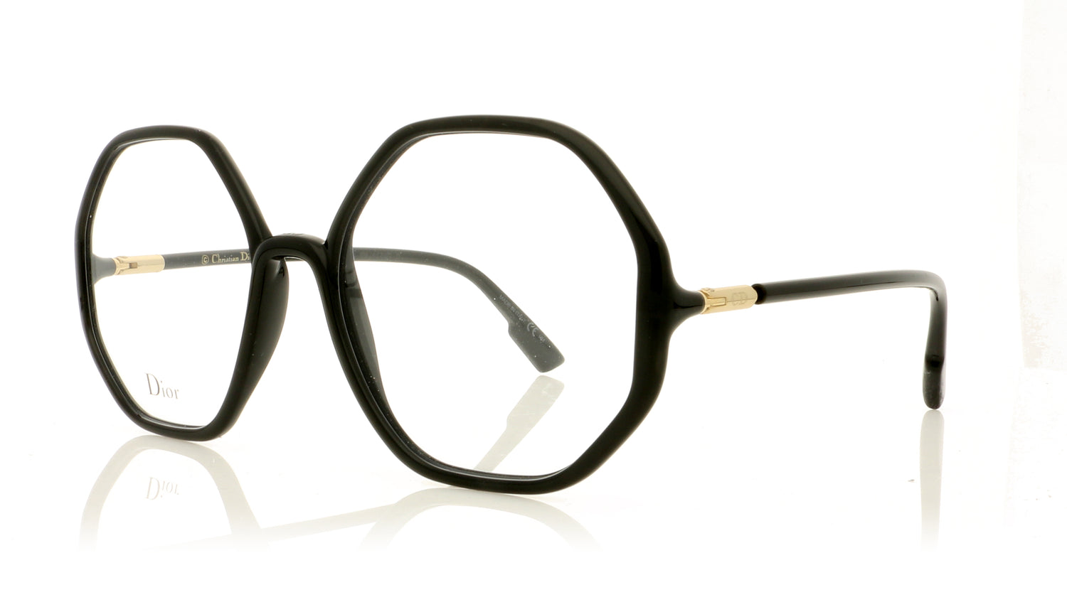 Dior SoStellaireO5 807 Black Glasses - Angle