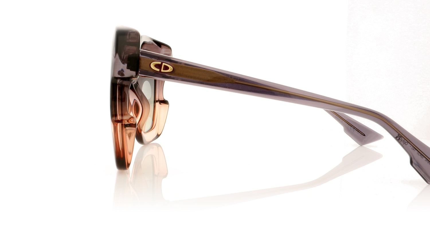 Dior Gaia 7HH Grey Pink Sunglasses - Side
