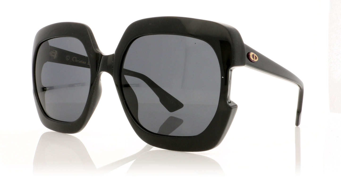 Dior GAIA 807IR Black Sunglasses - Angle