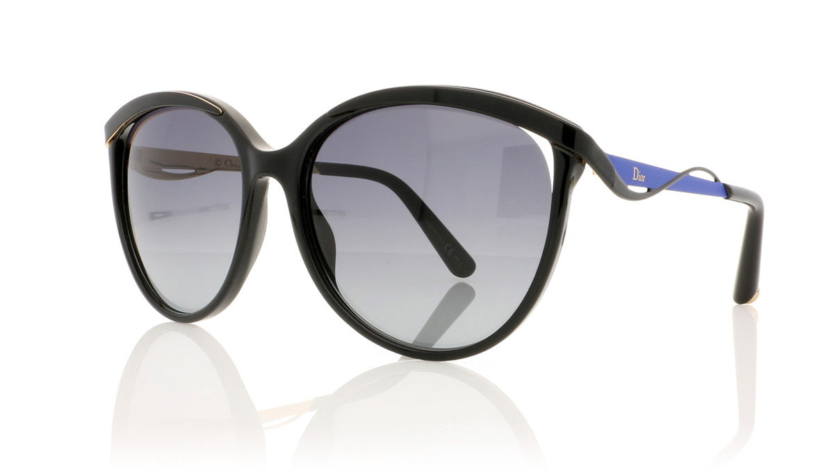 Dior Metaleyes 1 60A Black Sunglasses - Angle