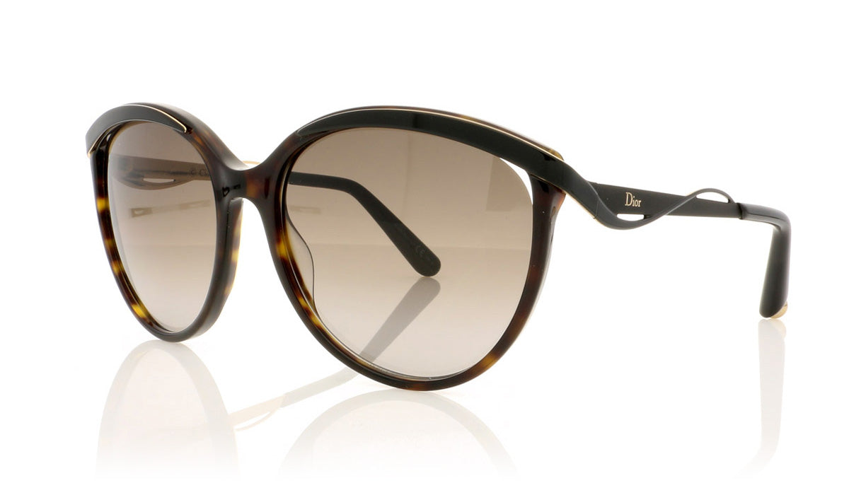 Dior Metaleyes 1 6NY Dark Havana Sunglasses - Angle