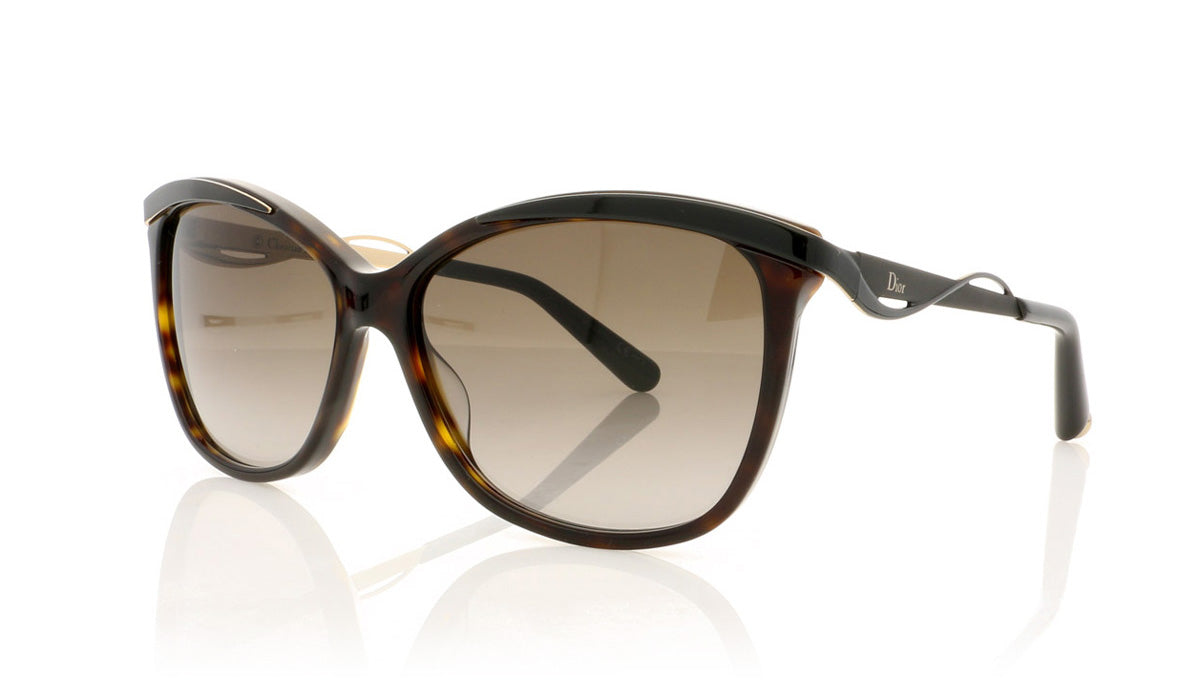 Dior Metaleyes 2 6NY Dark Havana Sunglasses - Angle