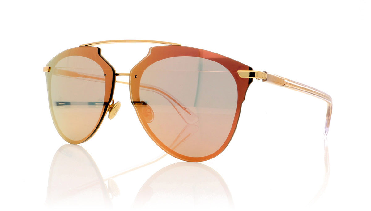 Dior Reflected P Pixel S5Z Gold Sunglasses - Angle