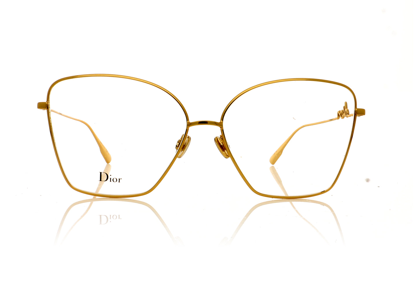 Dior DIORSIGNATURE01 J5G Gold Glasses - Front