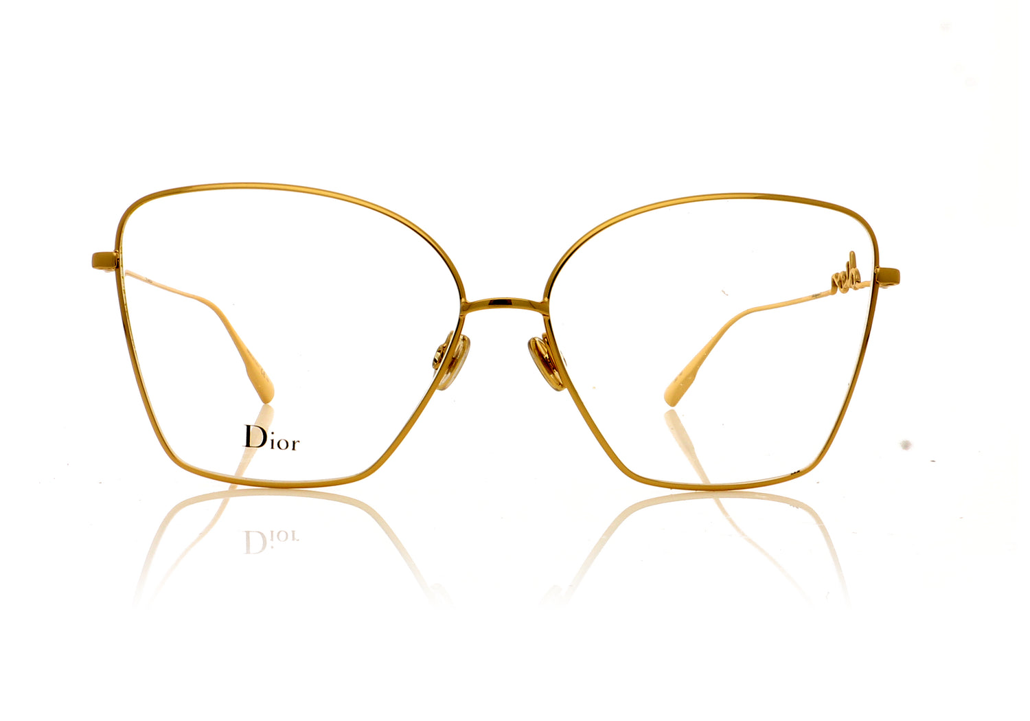 Dior DIORSIGNATURE01 J5G Gold Glasses - Front