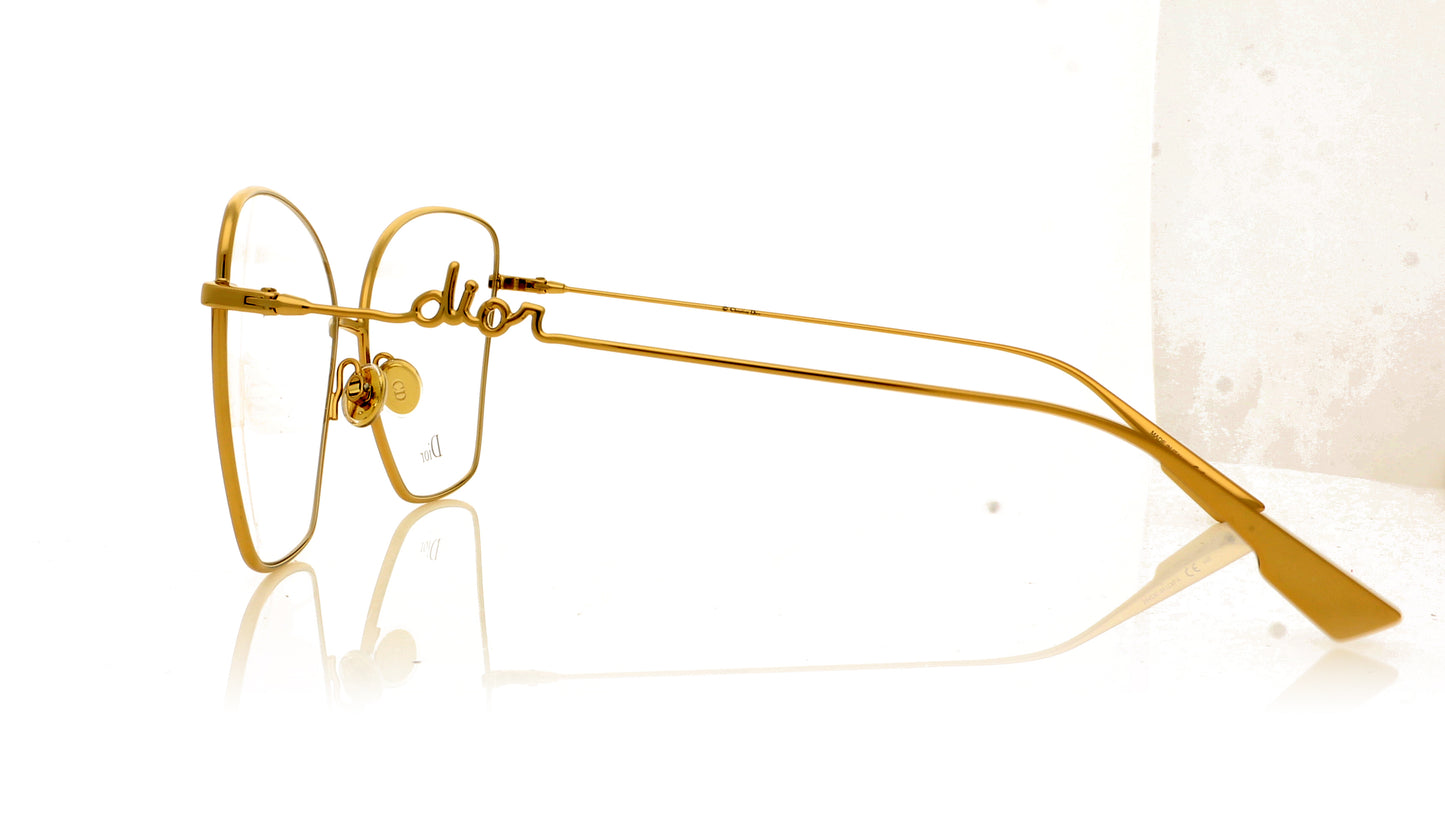 Dior DIORSIGNATURE01 J5G Gold Glasses - Side