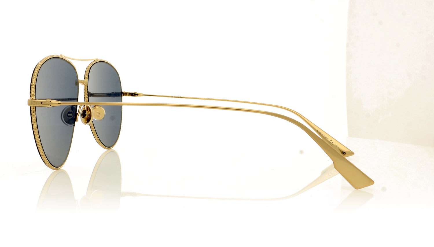 Dior DIORSOCIETY3 J5G Gold Sunglasses - Side